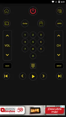 Universal TV Remote Control android App screenshot 0